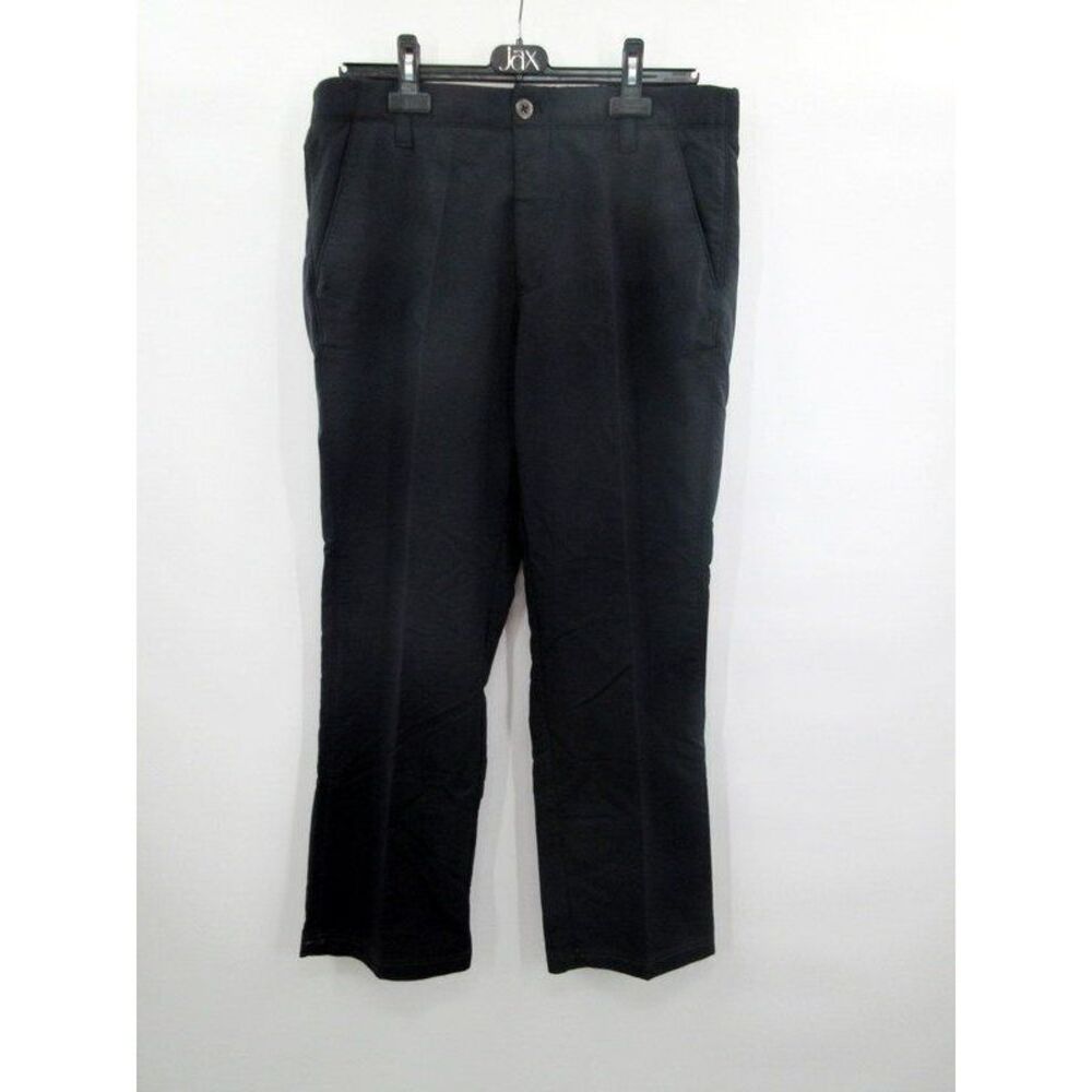 Under Armour Men's Black‎ Loose Lightweight Stretch Flat Front Golf Pants 34x32